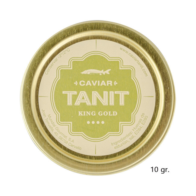 Caviar Tanit King Gold (Kaluga Amur Gold) 10 gr